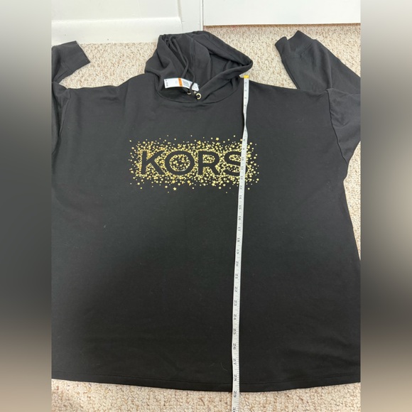 Michael Kors Black Hoodie with Gold Accents size 3X new with tag - Picture 4 of 5